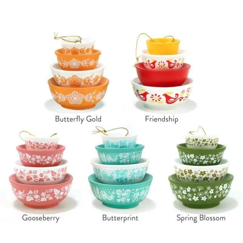 🔥65% OFF🎄Miniature Vintage Stacking Bowl Christmas Tree Pendant