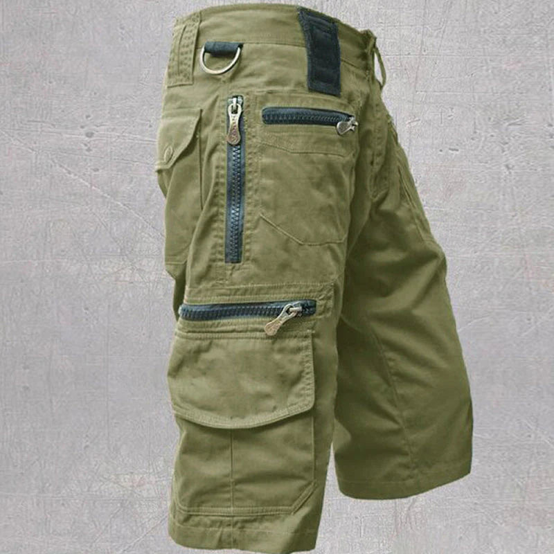 Men's Multi-pocket Outdoor Overalls Cargo Shorts - Free Shipping