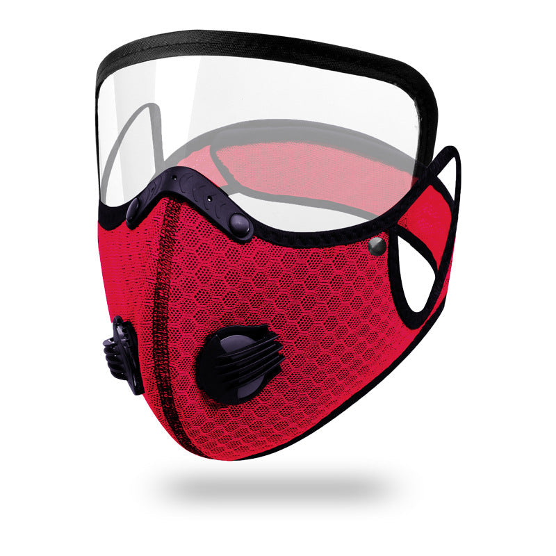Cleaning the Dust Mask with Removable Protective Lens