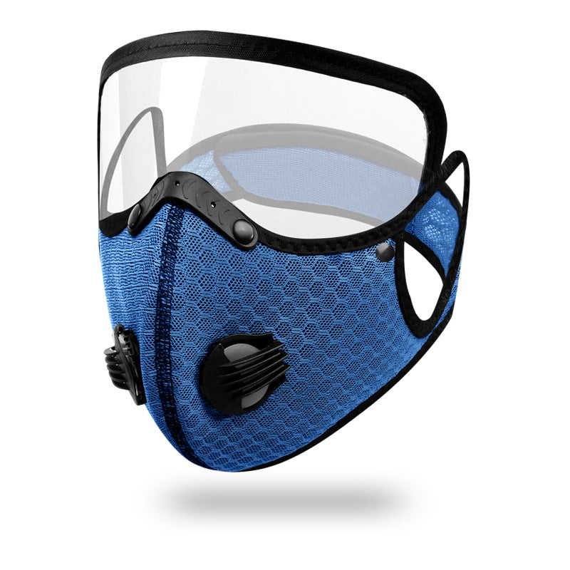 Cleaning the Dust Mask with Removable Protective Lens
