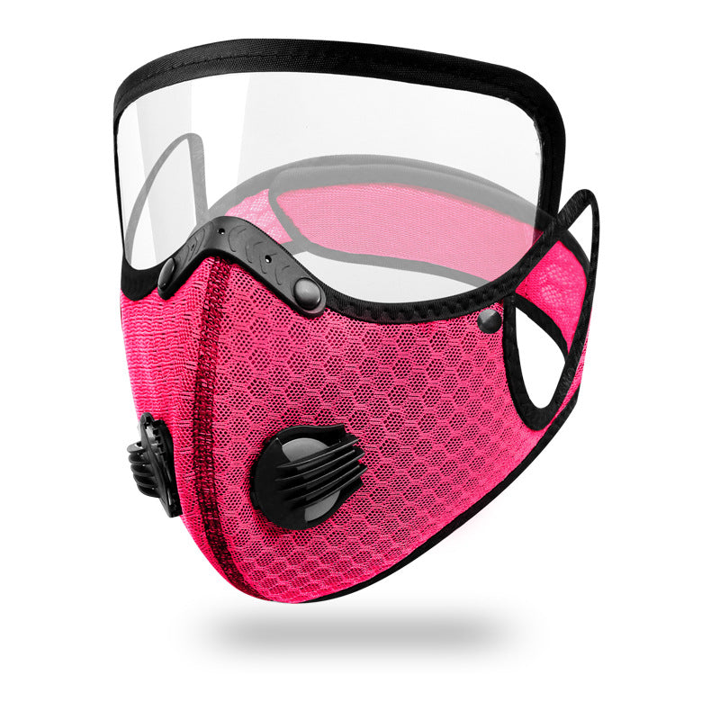 Cleaning the Dust Mask with Removable Protective Lens