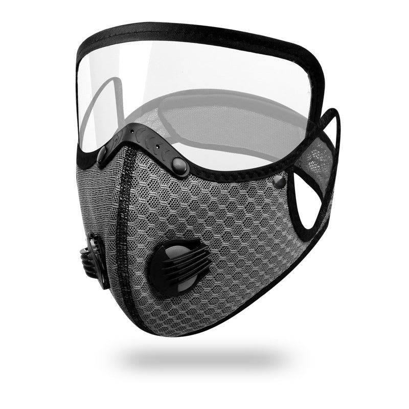Cleaning the Dust Mask with Removable Protective Lens