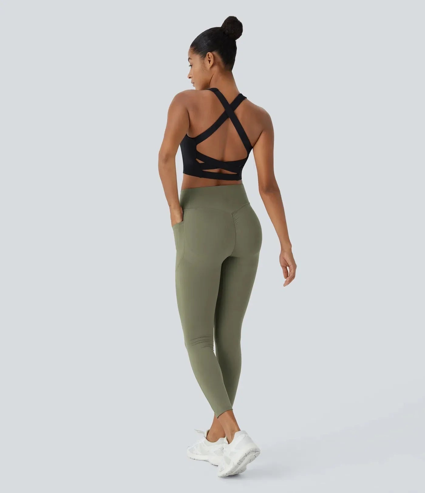 High Waisted Butt Lifting Tummy Training Leggings