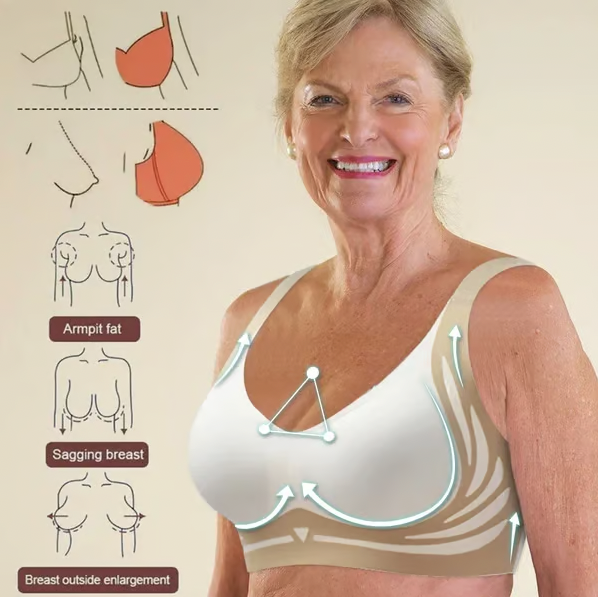 🔥Last Day Buy 1 Get 1 Packs🎁Super gather bra | Wireless Push-up Bra👍No more sagging breasts