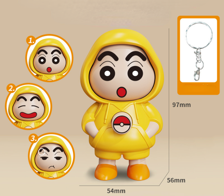 🎉New Cartoon Cute Face-changing Doll Keychain Toy