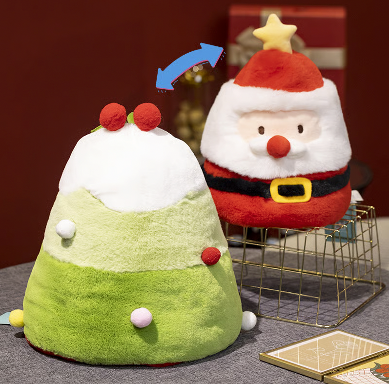 🎅🎁Early Christmas Hot Sale 49% OFF-Plush Santa Claus Hat Novelty Reversible