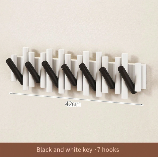 Black Walnut Fence Wall Hook Set