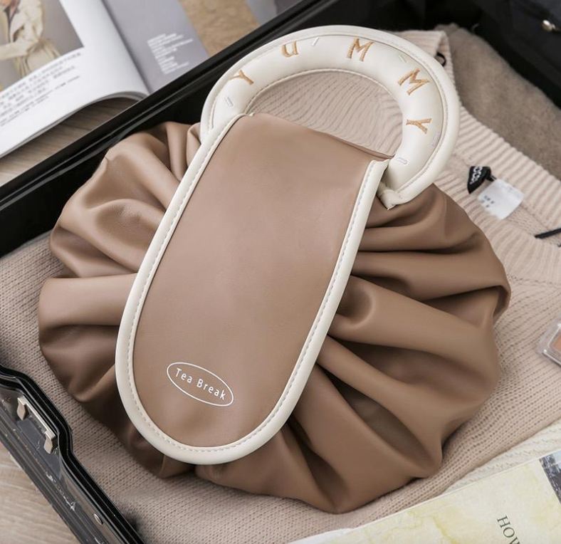 2025 Waterproof Drawstring Travel Cosmetic Bag