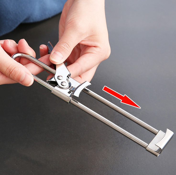 Household Adjustable Multifunctional Stainless Steel Can Opener