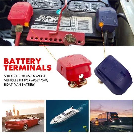 Battery power-off protection pile head(1Pair)