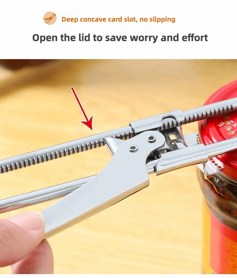 Household Adjustable Multifunctional Stainless Steel Can Opener