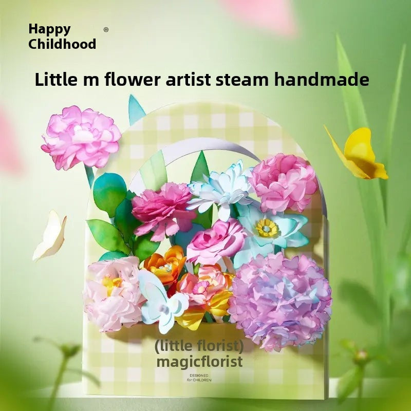 2025 Watercolor Dyed Flower Paper Handmade DIY Toys, Educational Gifts
