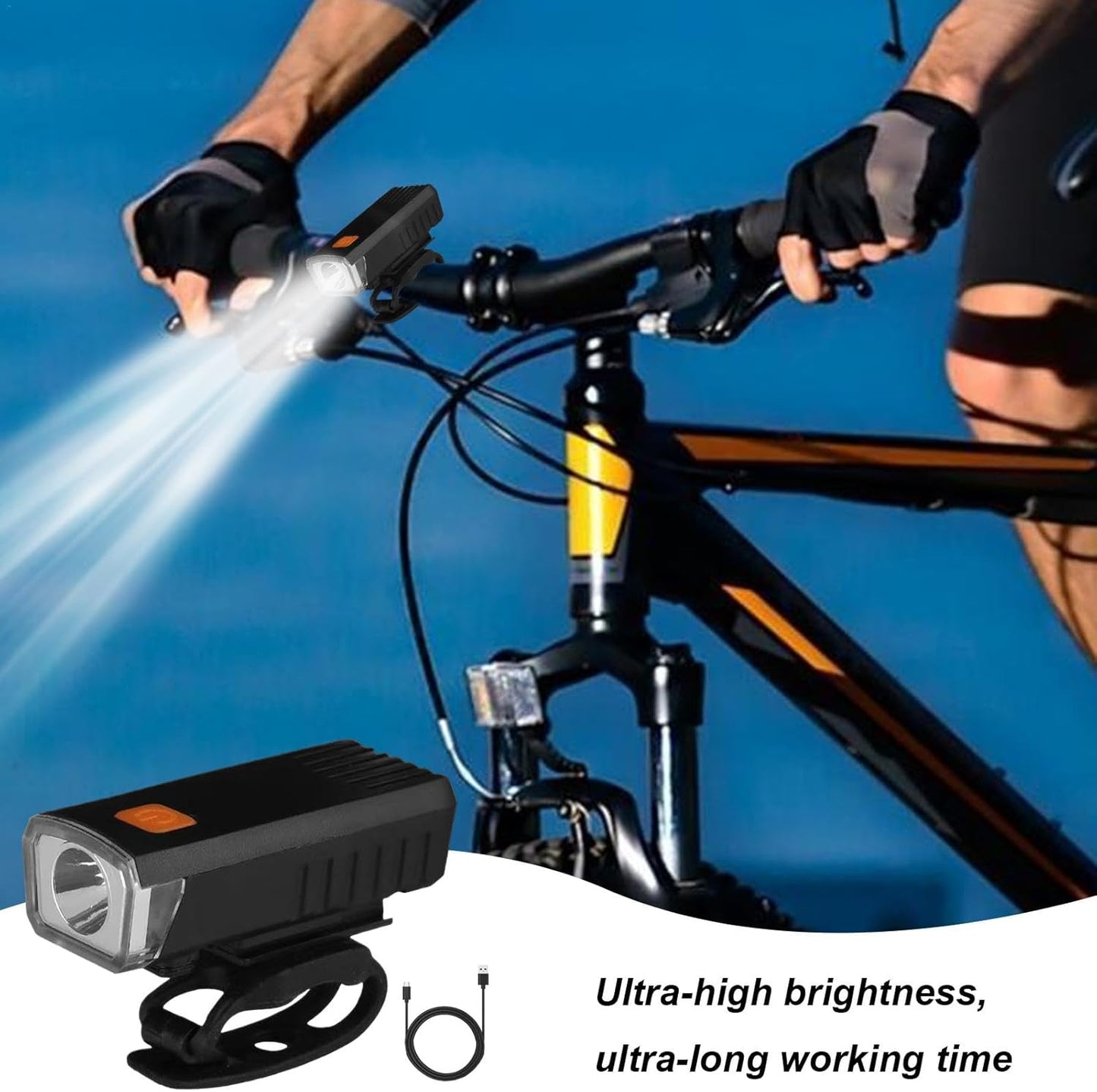 Bicycle Headlight - The Best Choice for for Mountain Bikes, Road Bikes and Other Models