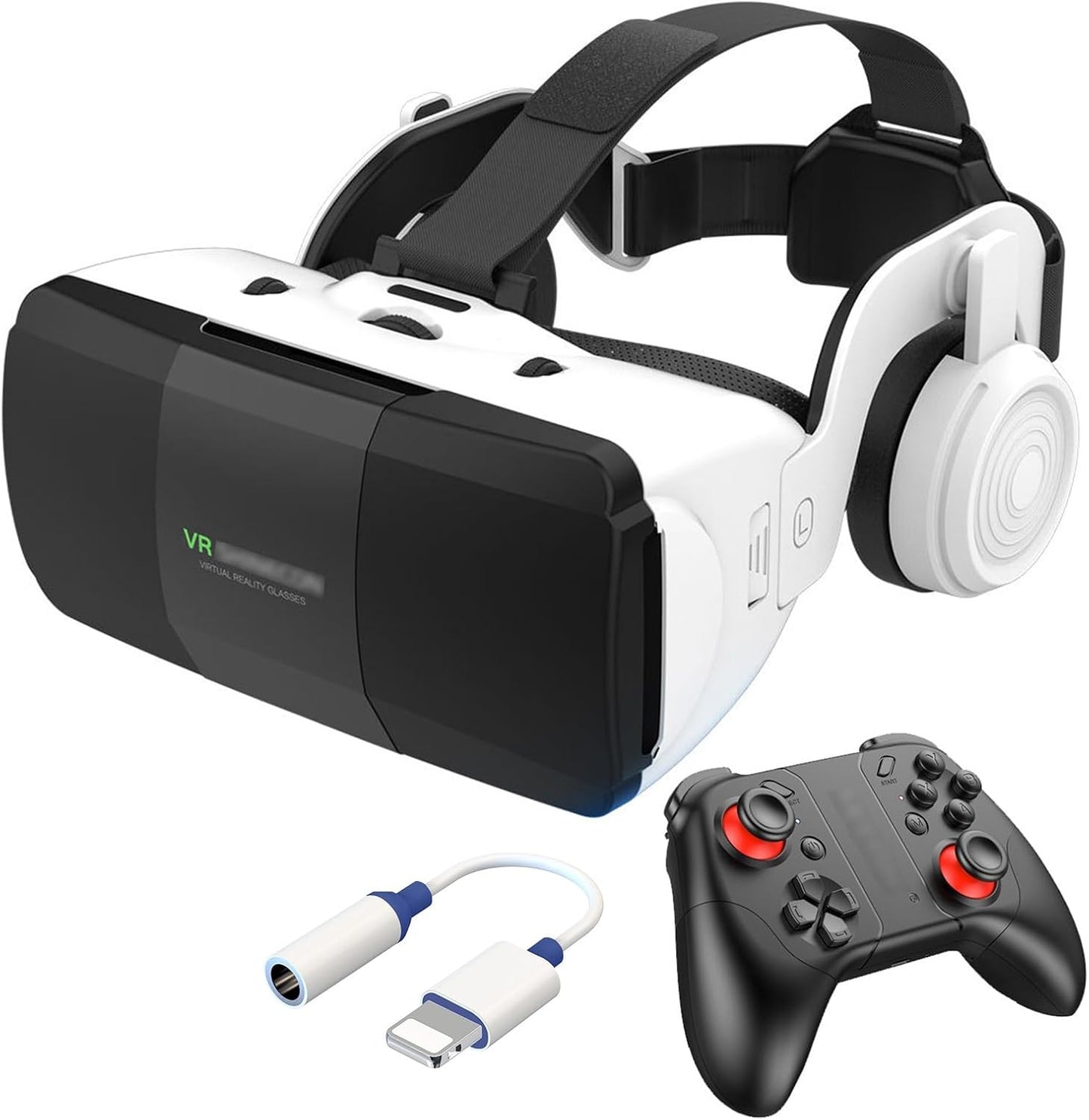 3D VR Glasses Virtual Reality Headset with Earphones