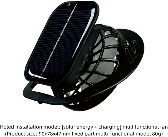 Sun Hat with Built-in Fan with Fan Neck Cap - Automatic Charging