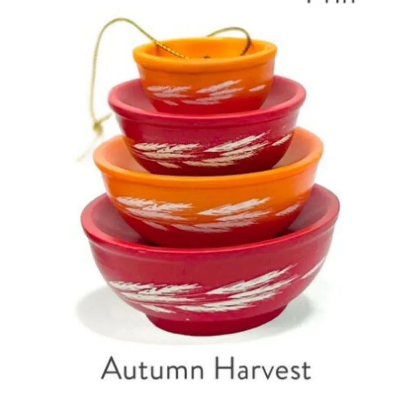 🔥65% OFF🎄Miniature Vintage Stacking Bowl Christmas Tree Pendant