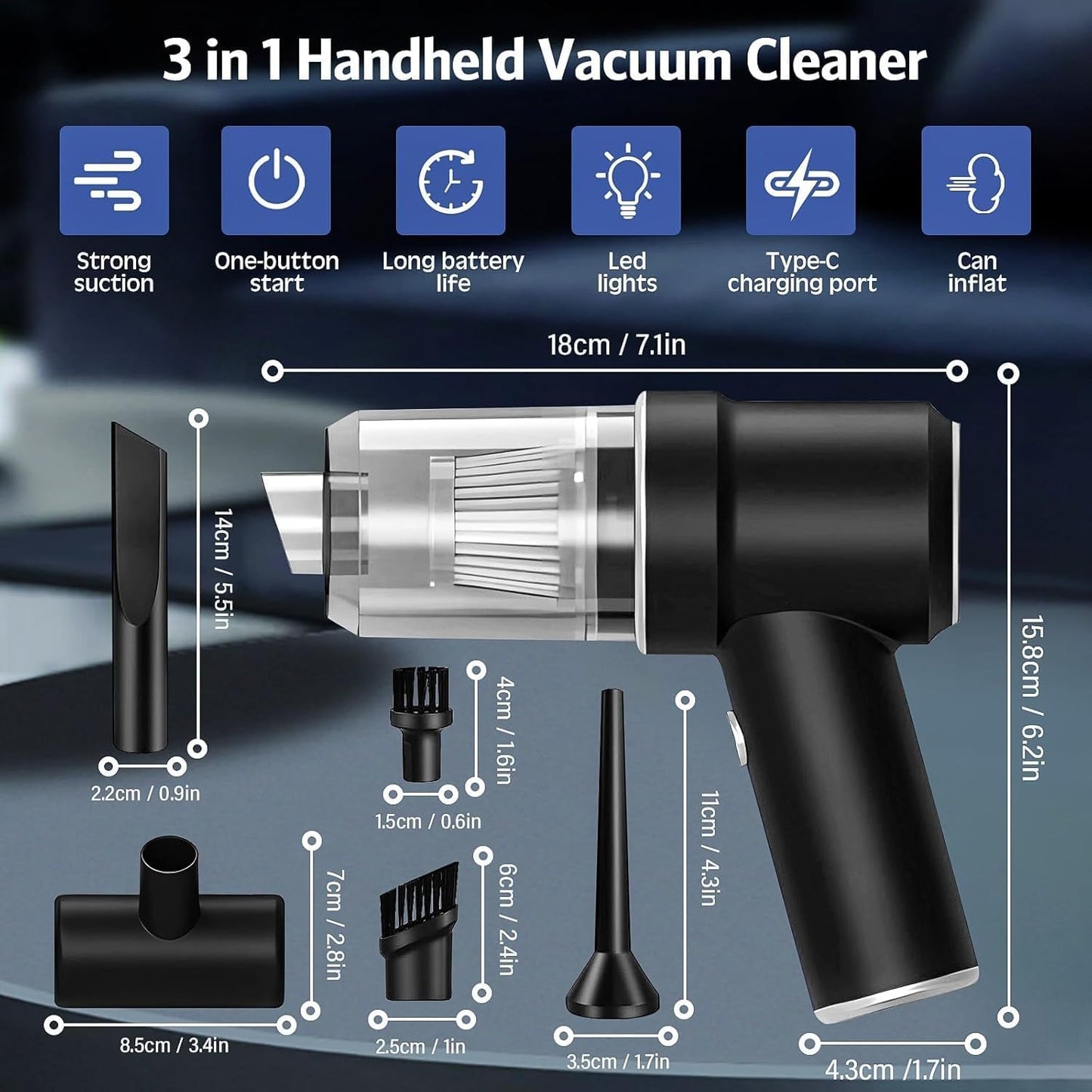 Cordless Car Vacuum Cleaner