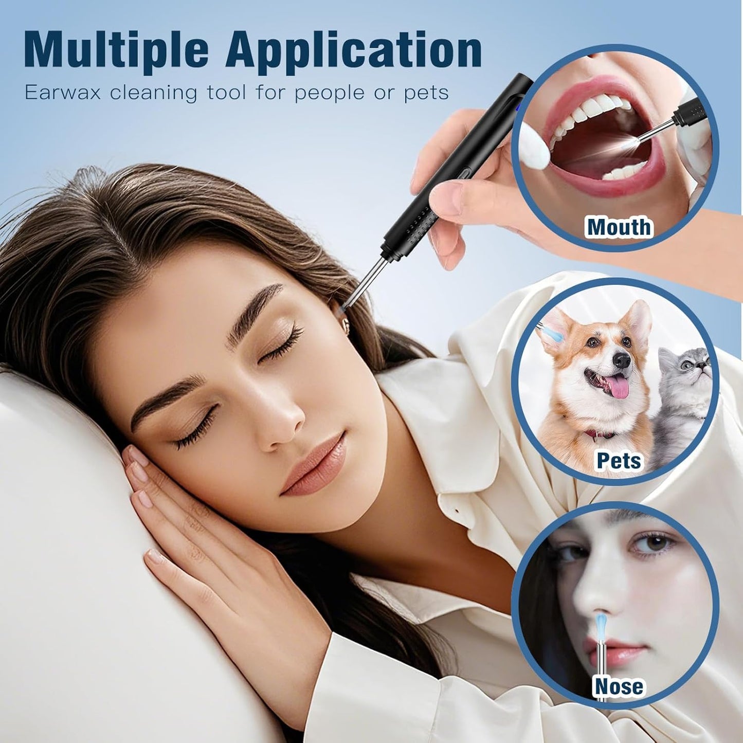 Wireless Smart Visual Earwax Remover with Camera
