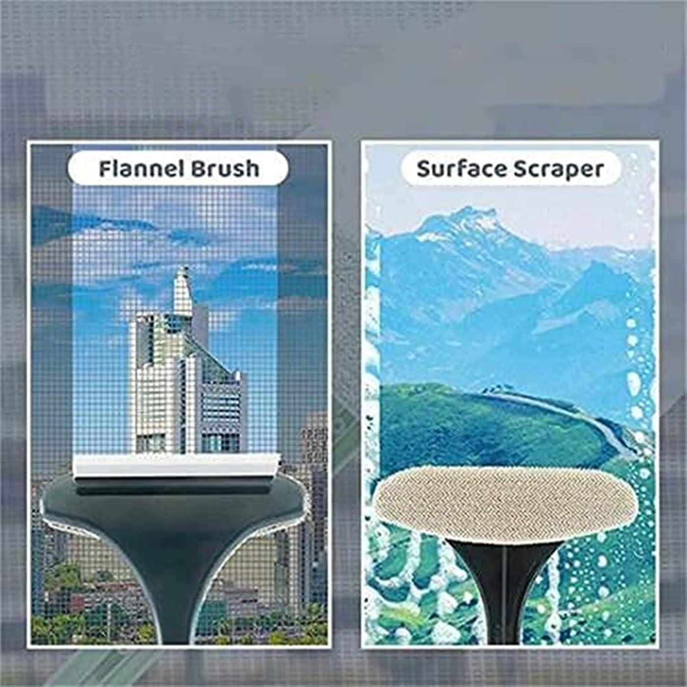 2 in 1 Multi-purpose Window Cleaning Brush