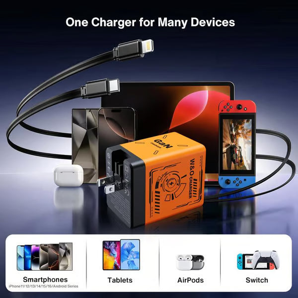 ⚡ Supercharge Your Devices – 49% OFF – ✨ 120W GaN Fast Charger – For Lightning-Fast, Safe Charging! 🚀