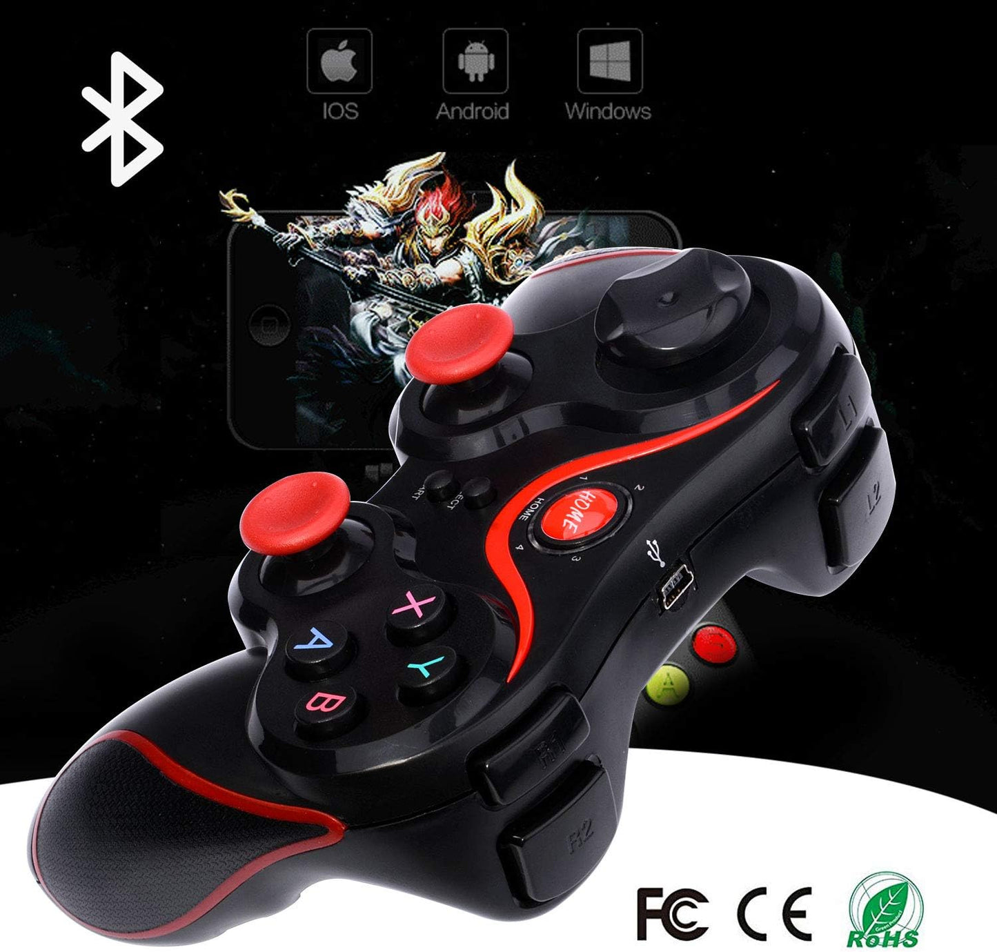 Bluetooth Wireless Controller 2.4 G Wireless Gamepad
