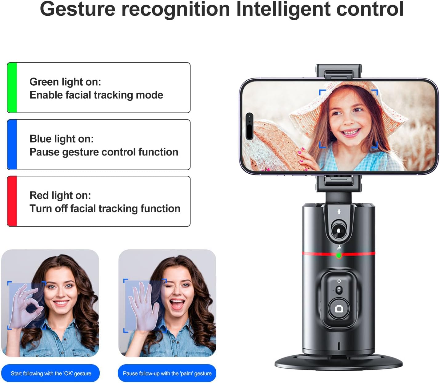 π 360 Rotating Mobile Camera Gimbal