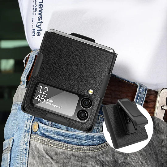 Suitable for Samsung Z-flip6/5/4/3 Back Clip Mobile Phone Case