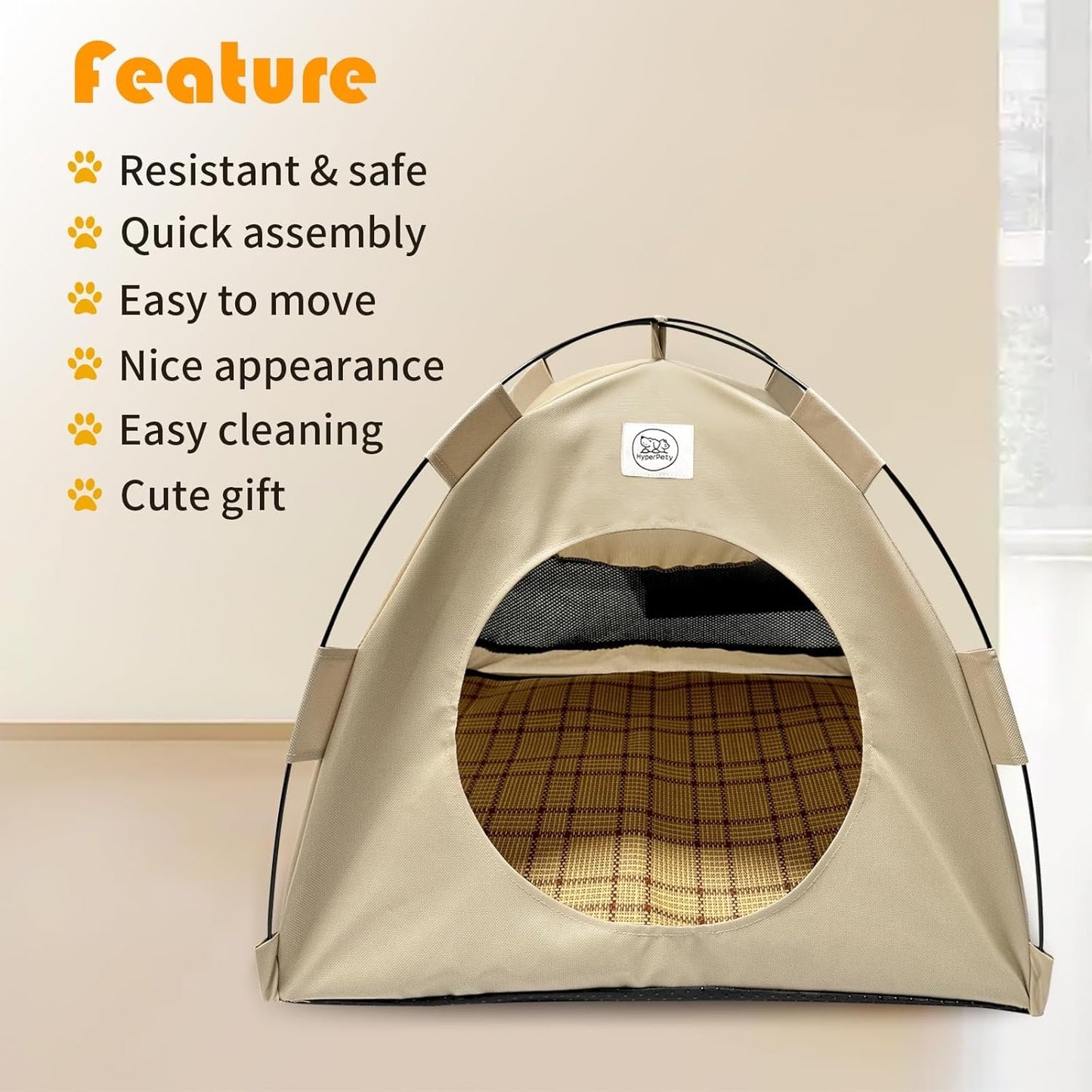 Pop-Up Pet Tent – Portable Hideaway for Cats & Small Dogs