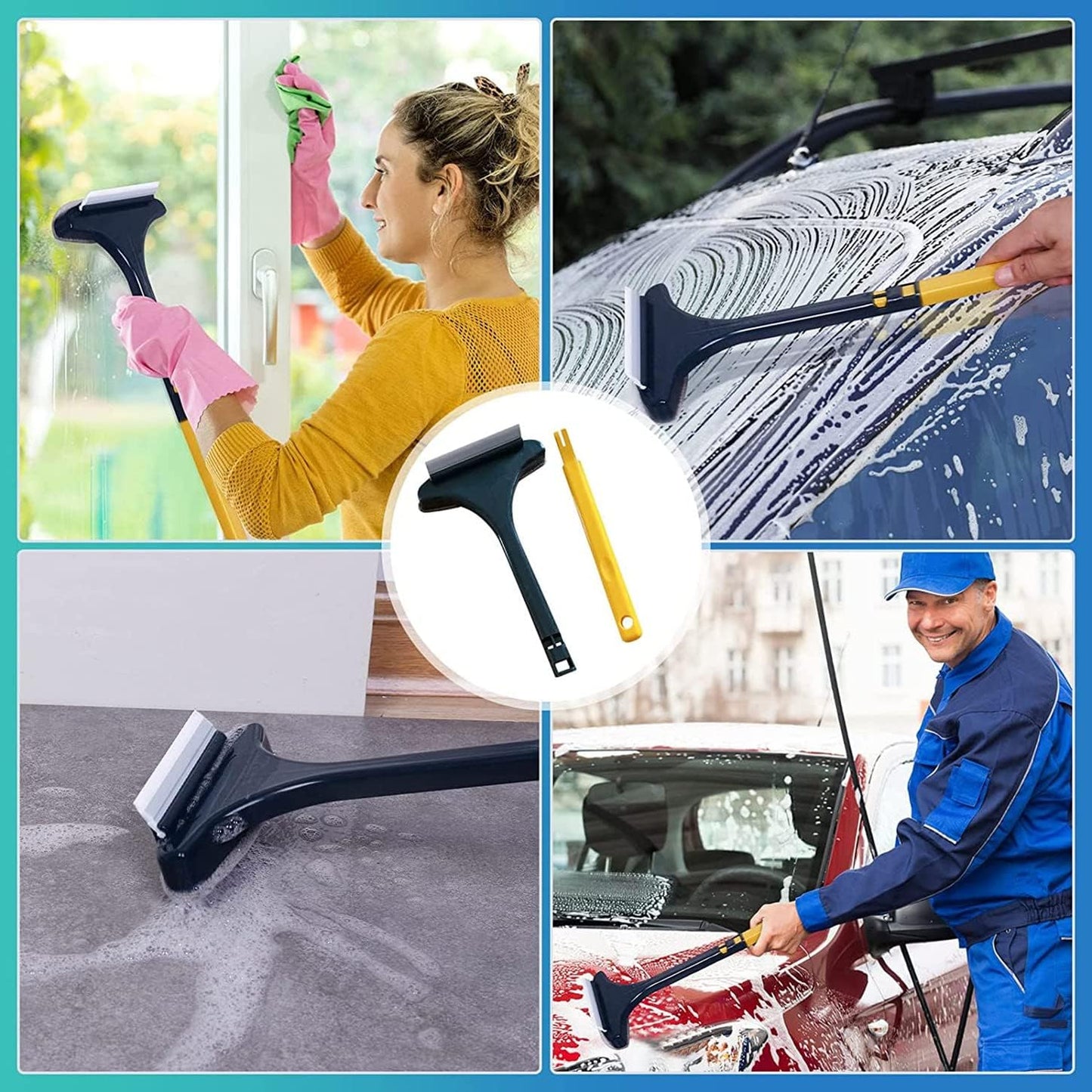 2 in 1 Multi-purpose Window Cleaning Brush