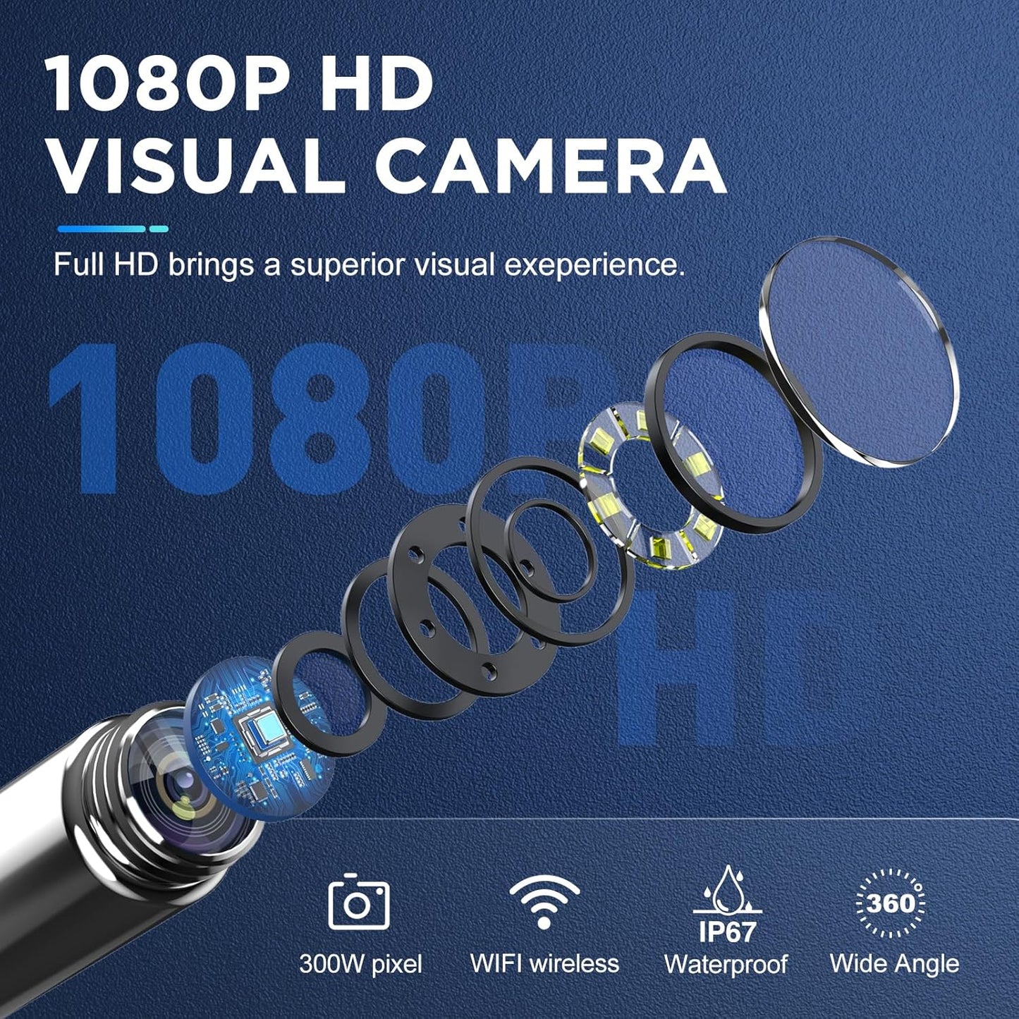 Wireless Smart Visual Earwax Remover with Camera
