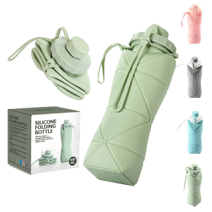 Collapsible Silicone Water Bottle