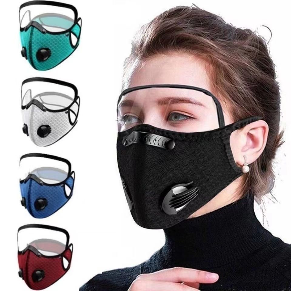 Cleaning the Dust Mask with Removable Protective Lens