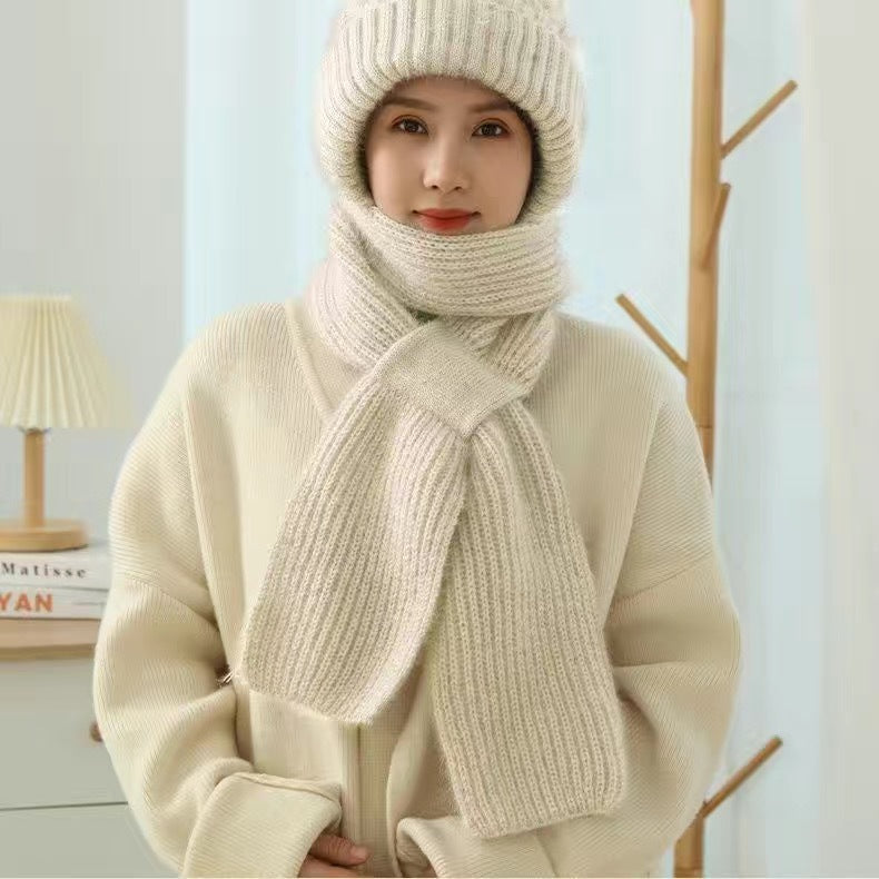 🎄 Integrated Ear Protection Windproof Cap Scarf