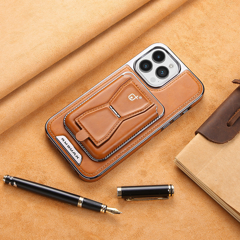 Suitable for iPhone 14/15/16 Series Magnetic Card Holder Protective Case