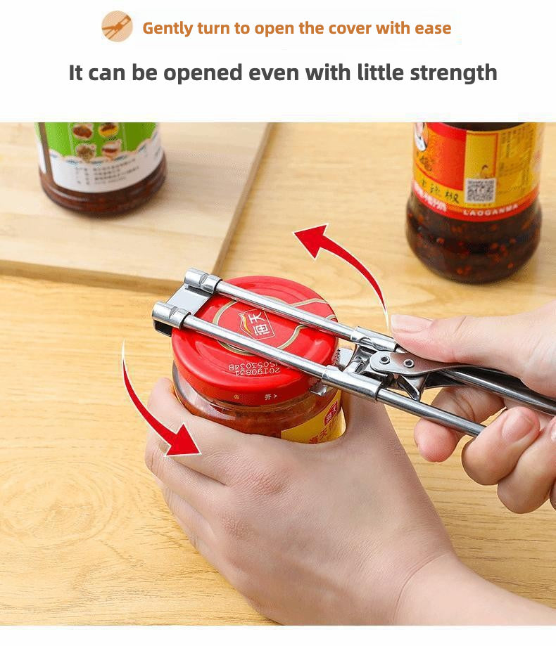 Household Adjustable Multifunctional Stainless Steel Can Opener