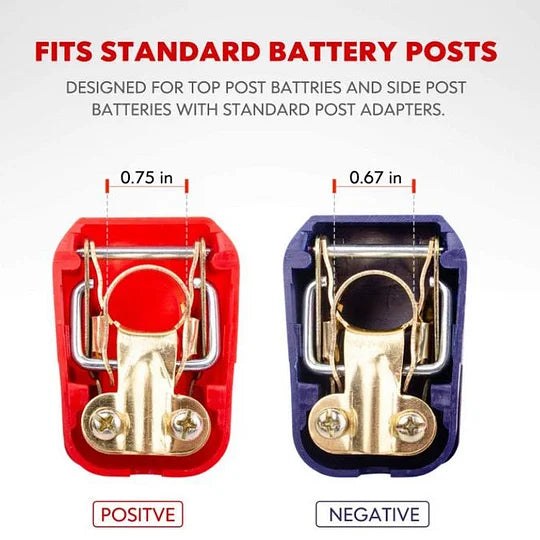 Battery power-off protection pile head(1Pair)