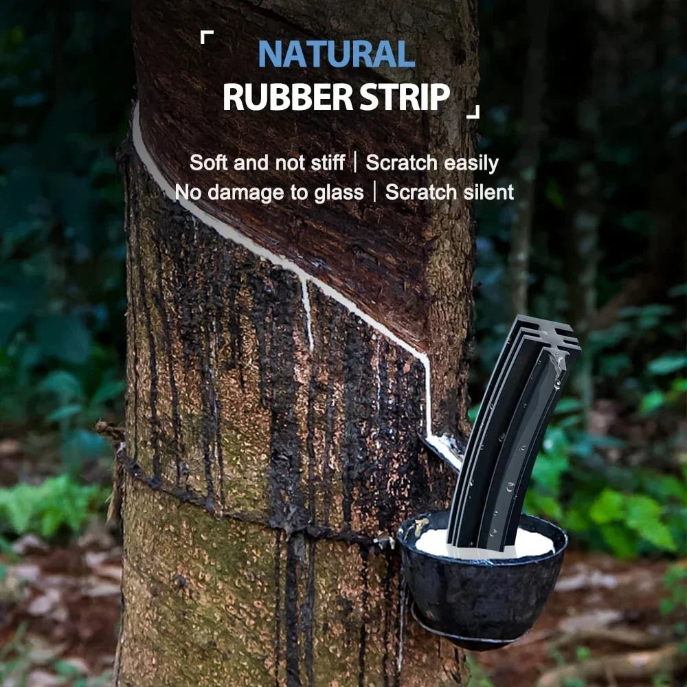 Colorful Boneless Silent Windshield Wipers - Stylish and Clear Vision