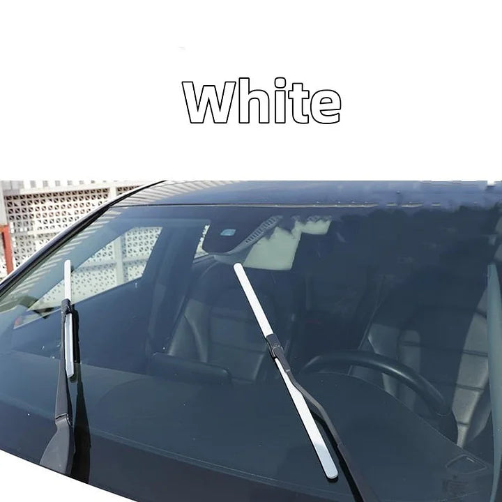 Colorful Boneless Silent Windshield Wipers - Stylish and Clear Vision