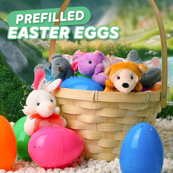 🎉Easter Hot Sale 49% OFF🥰Prefilled Easter Eggs with Stuffed Animals Toys