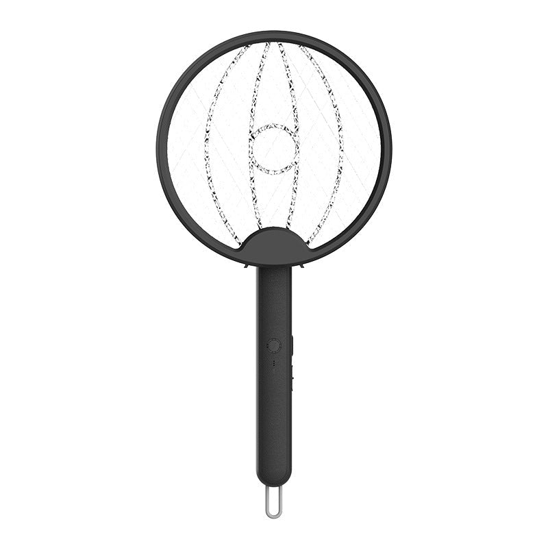 Folding Electric Mosquito Swatter Home Outdoor USB Charging 2 in 1