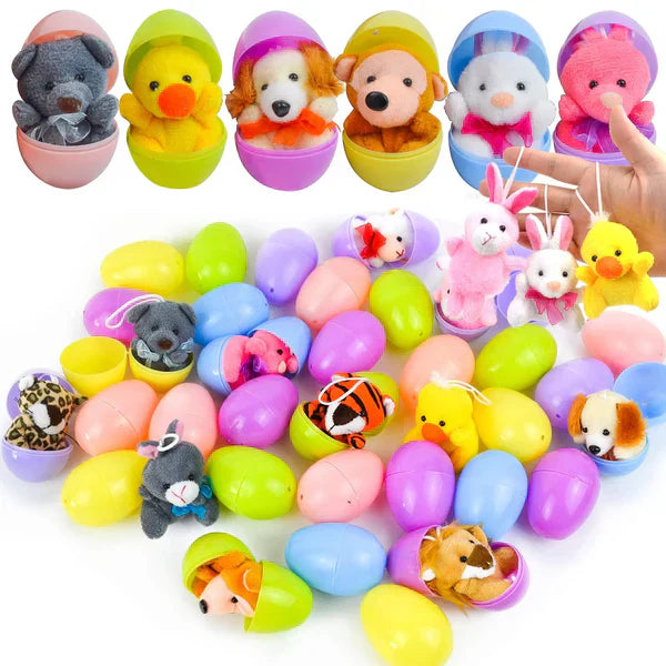 🎉Easter Hot Sale 49% OFF🥰Prefilled Easter Eggs with Stuffed Animals Toys