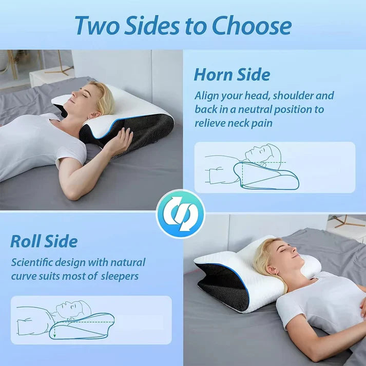 Ergonomic Memory Foam Neck Pillow