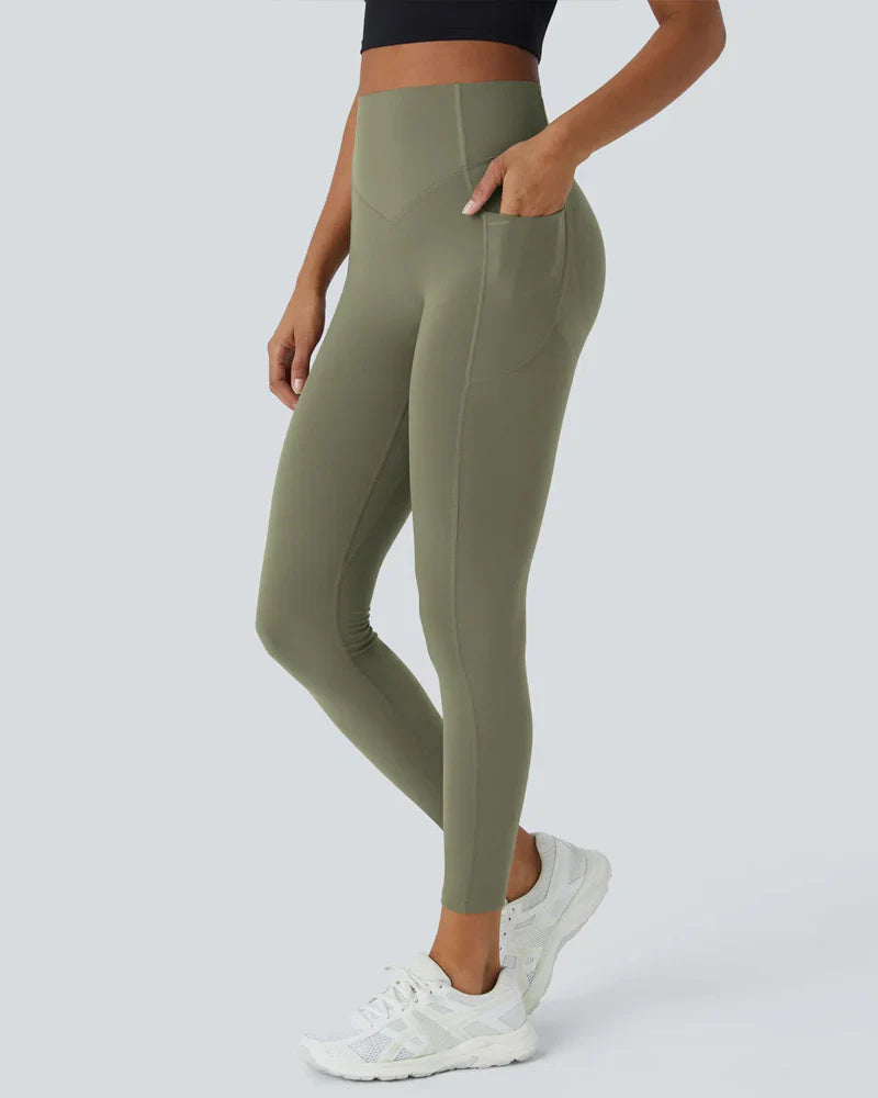 High Waisted Butt Lifting Tummy Training Leggings