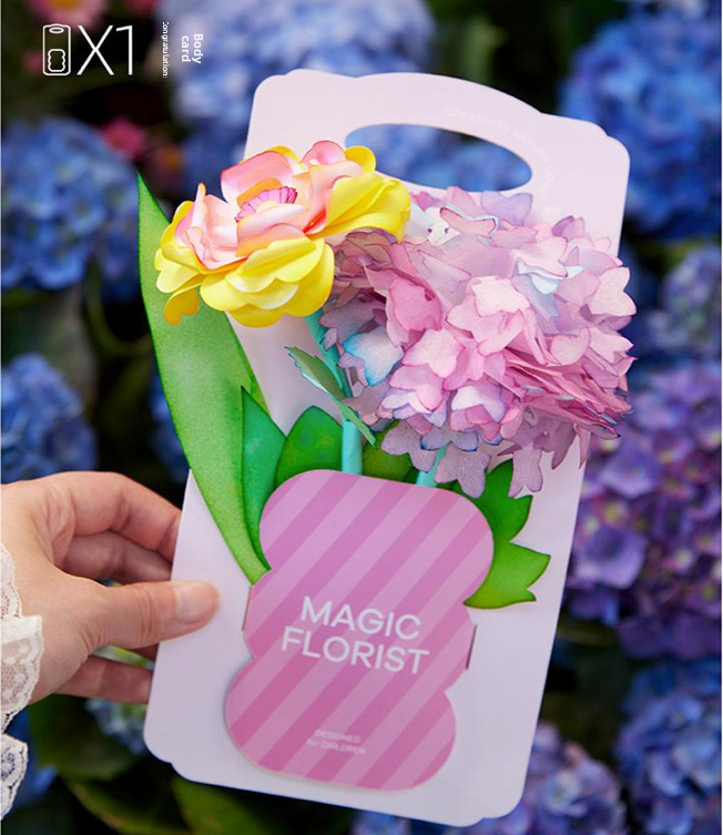 2025 Watercolor Dyed Flower Paper Handmade DIY Toys, Educational Gifts