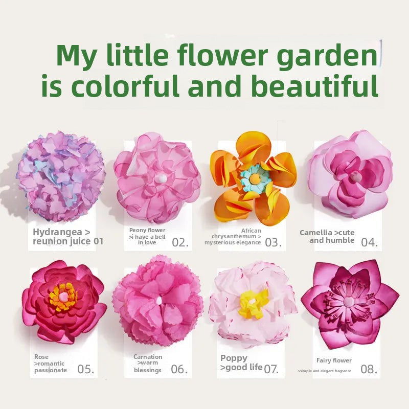 2025 Watercolor Dyed Flower Paper Handmade DIY Toys, Educational Gifts
