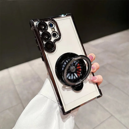 Suitable for Samsung Galaxy Electroplating Gyroscope Phone Case