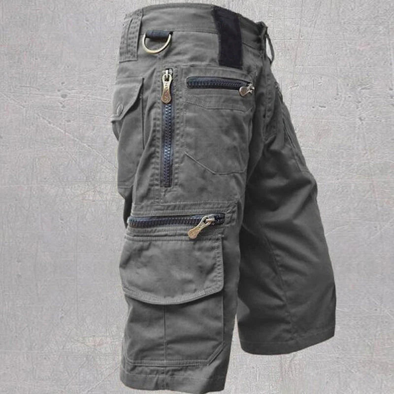 Men's Multi-pocket Outdoor Overalls Cargo Shorts - Free Shipping