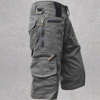 Men's Multi-pocket Outdoor Overalls Cargo Shorts - Free Shipping