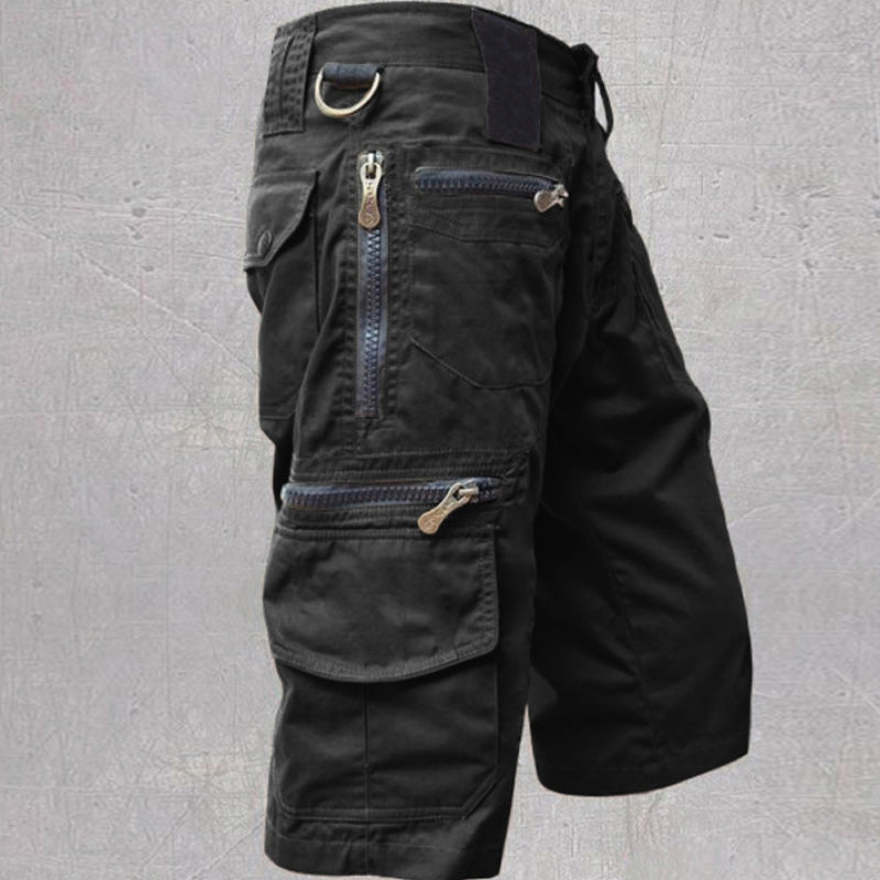 Men's Multi-pocket Outdoor Overalls Cargo Shorts - Free Shipping