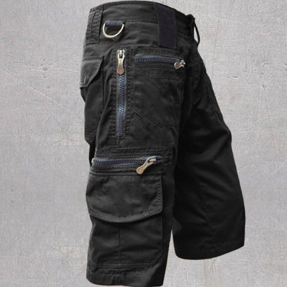 Men's Multi-pocket Outdoor Overalls Cargo Shorts - Free Shipping